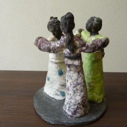 les trois amies           16 x 14 cm                                       250€                                250€