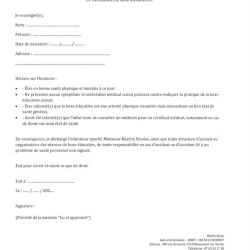 Attestation sur l'honneur.