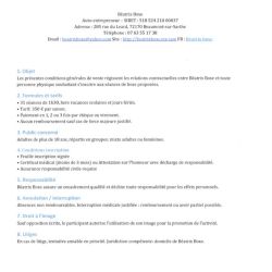 CGV Conditions générales de vente